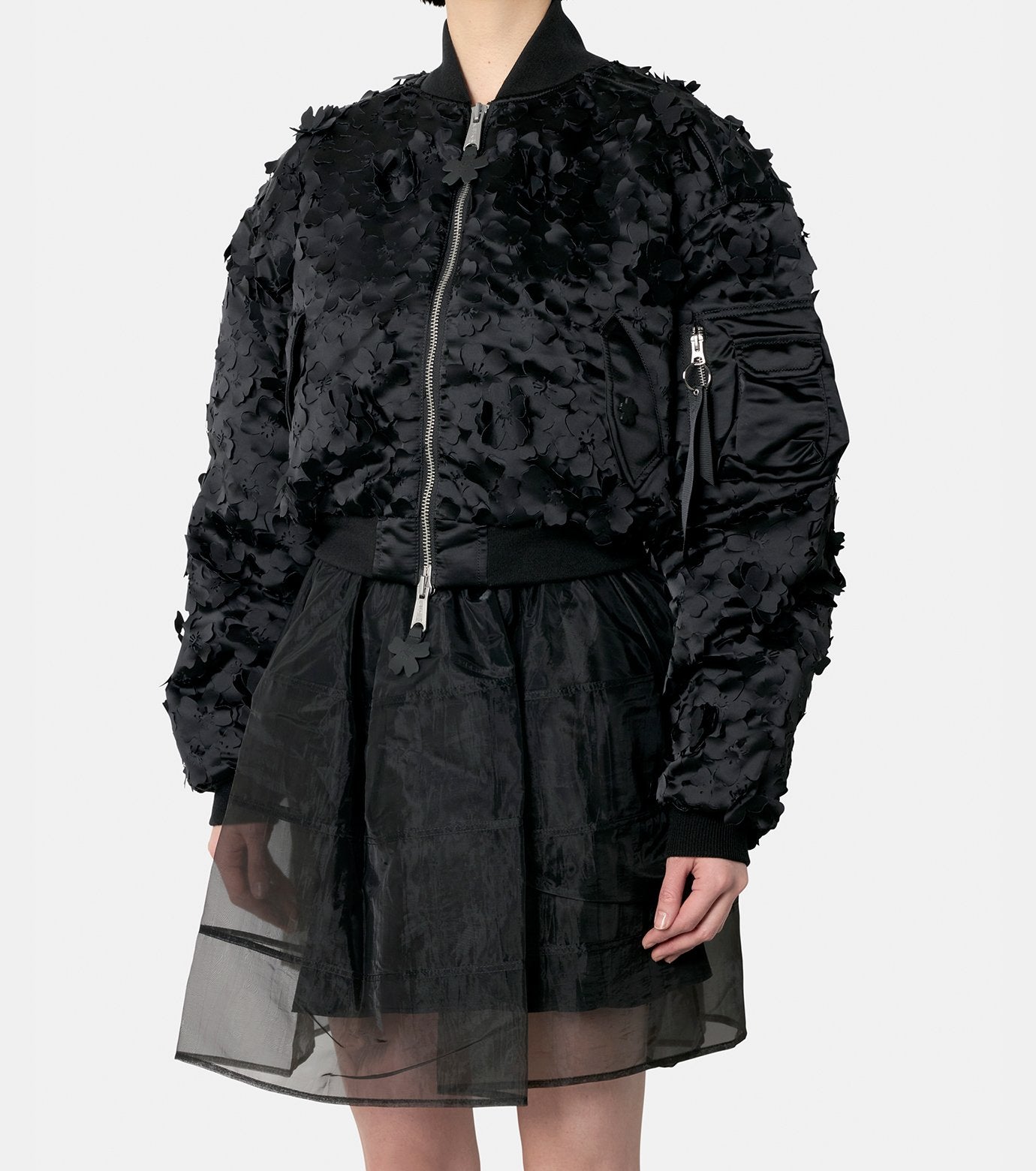 Laser Cut Bomber Jacket