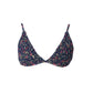 Shirring Flower Triangie Top