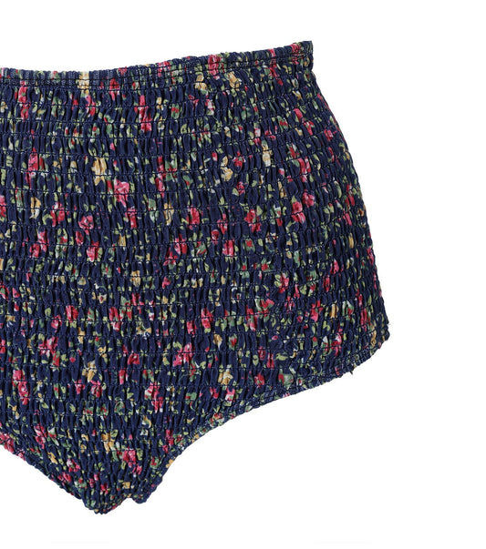 Shirring Flower High Bottom