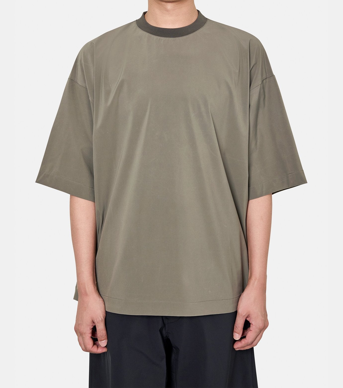 x N.H  WOVEN TEE