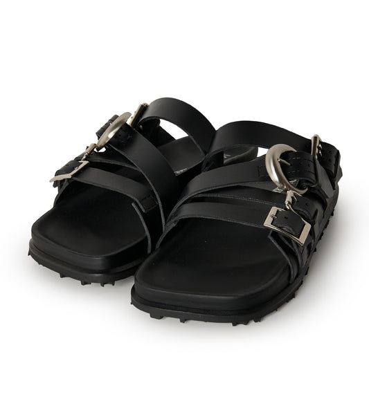 VEGETABLE LEATHER MS STRAP SANDALS