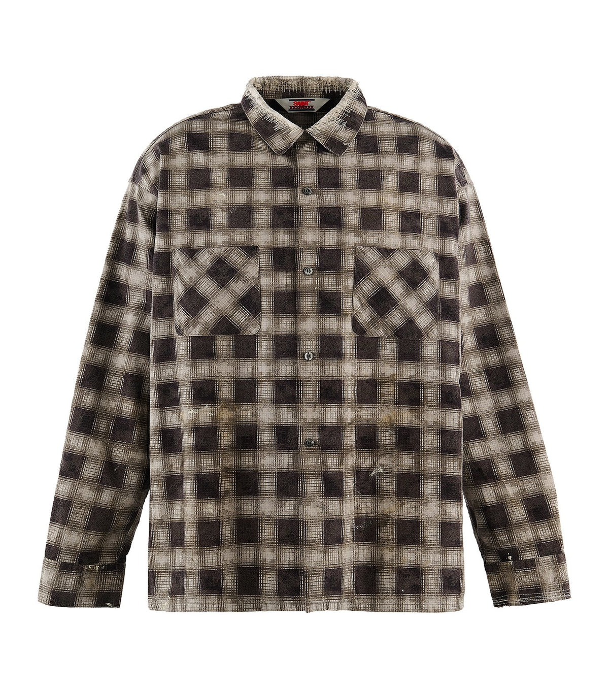 PRINT CHECK SHIRT