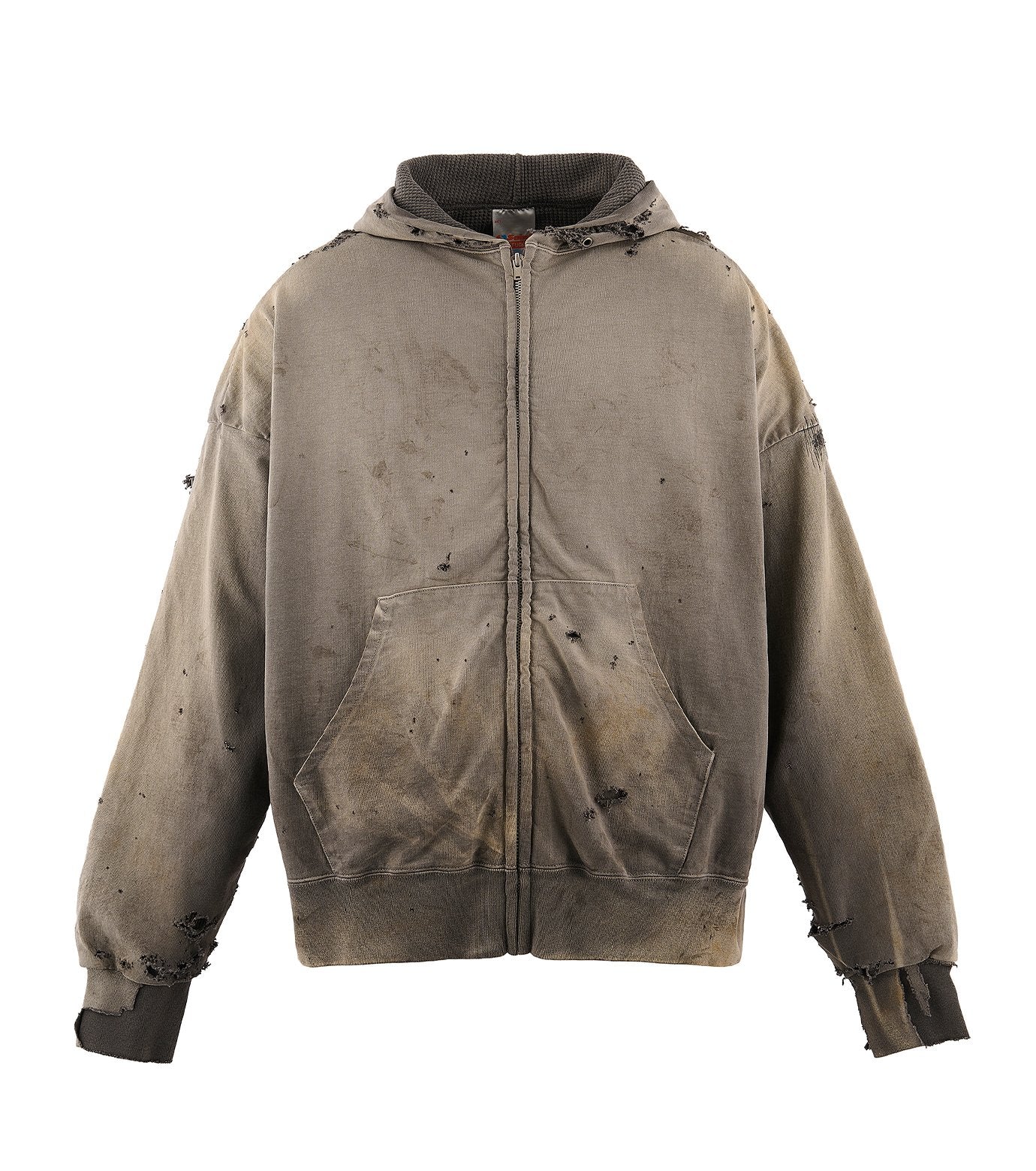 DOUBLE FACE ZIP HOODIE
