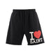 SWEAT SHORTS/I LOVE SAINT