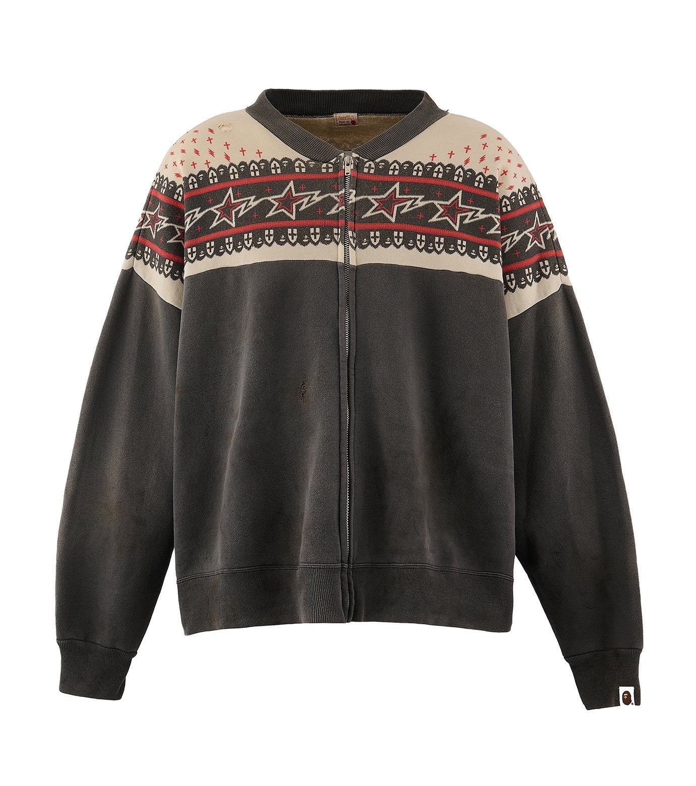 BAPE_ZIP CARDIGAN
