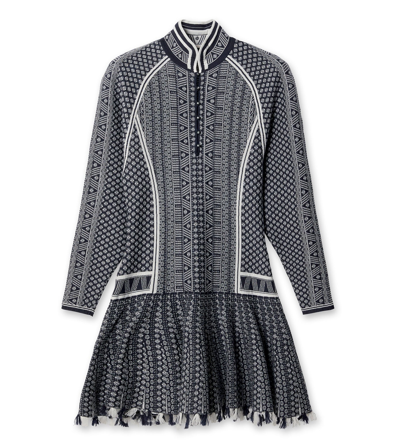 Pottery Jacquard Knit Dress