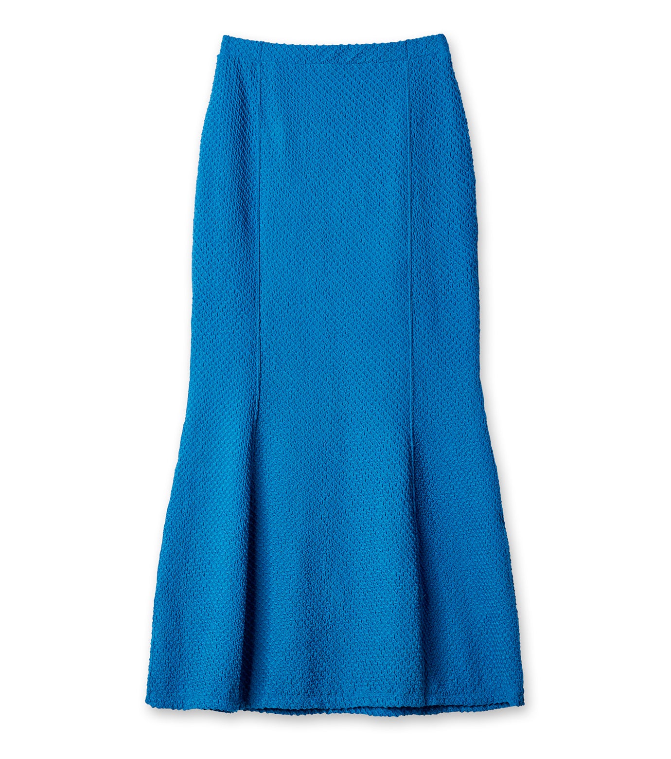 Shirring Jersey Jacquard Flare Skirt