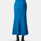 Shirring Jersey Jacquard Flare Skirt