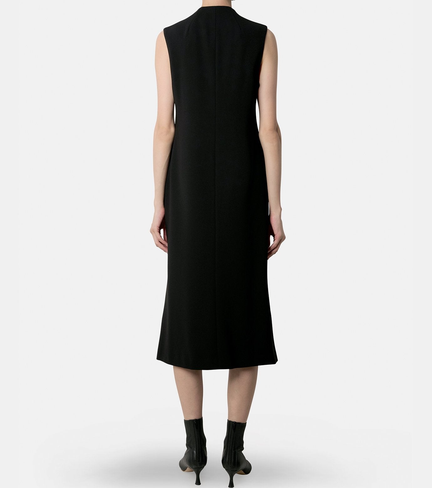 Flower Button Emb Sless Dress