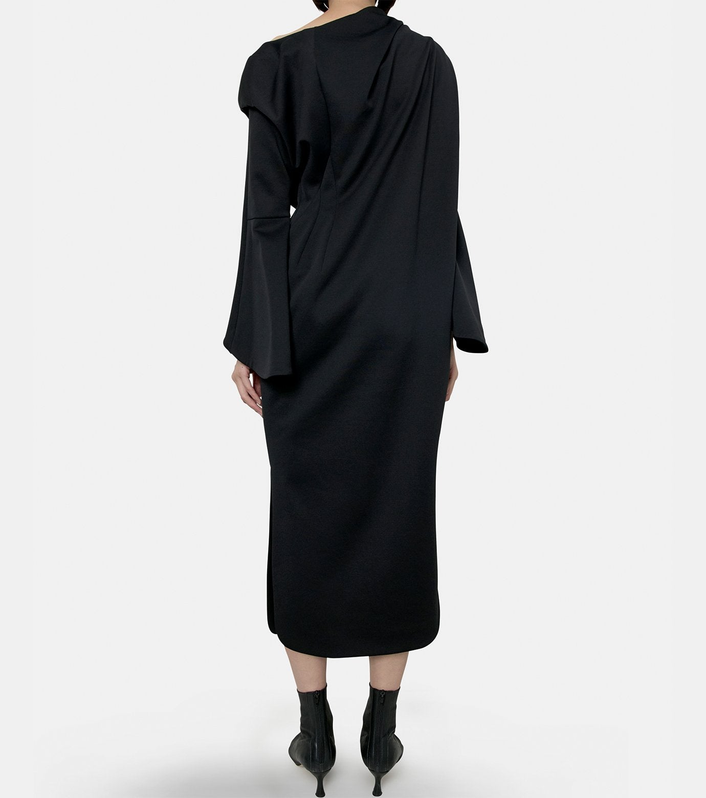 Twisted Detail LS Dress