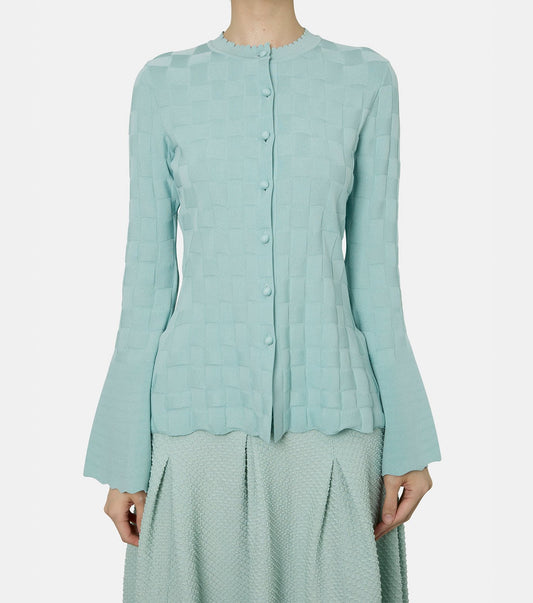 Basket Weave Knit Cardigan