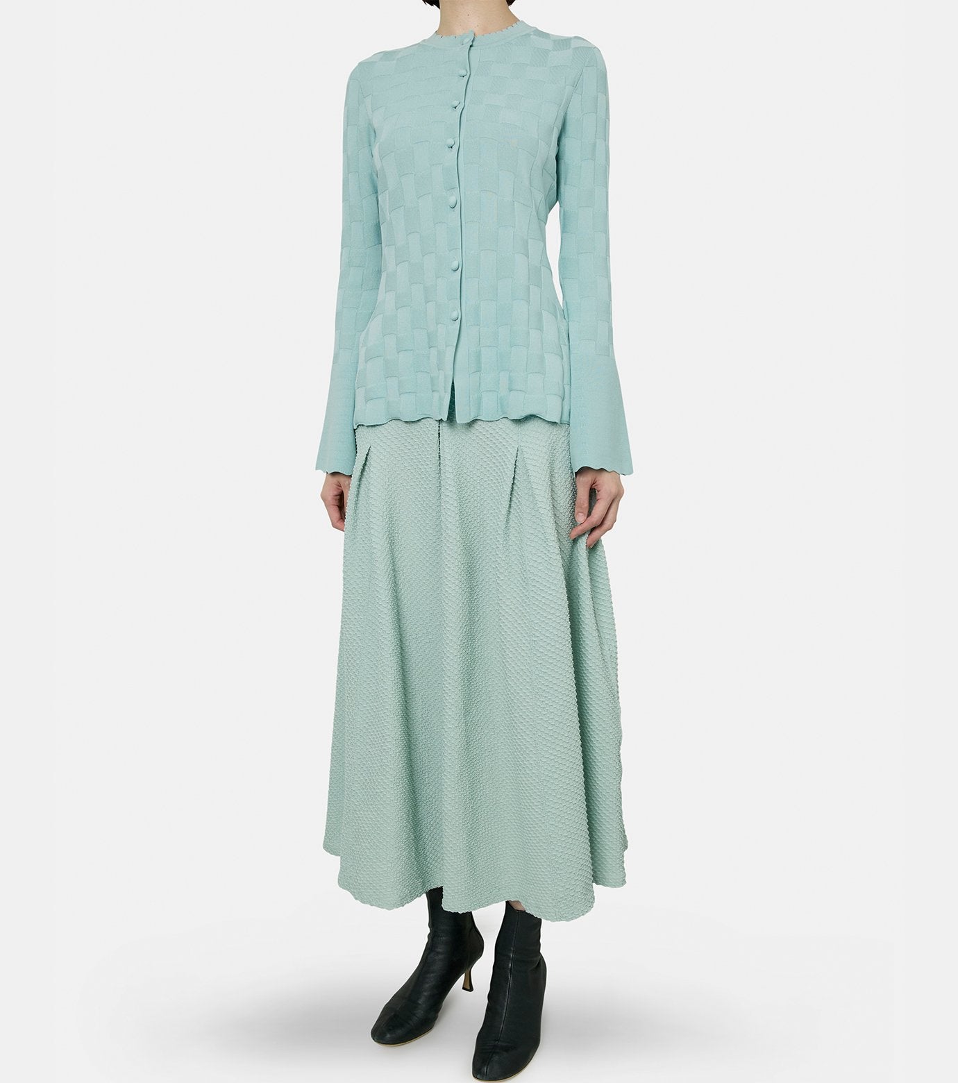 Basket Weave Knit Cardigan