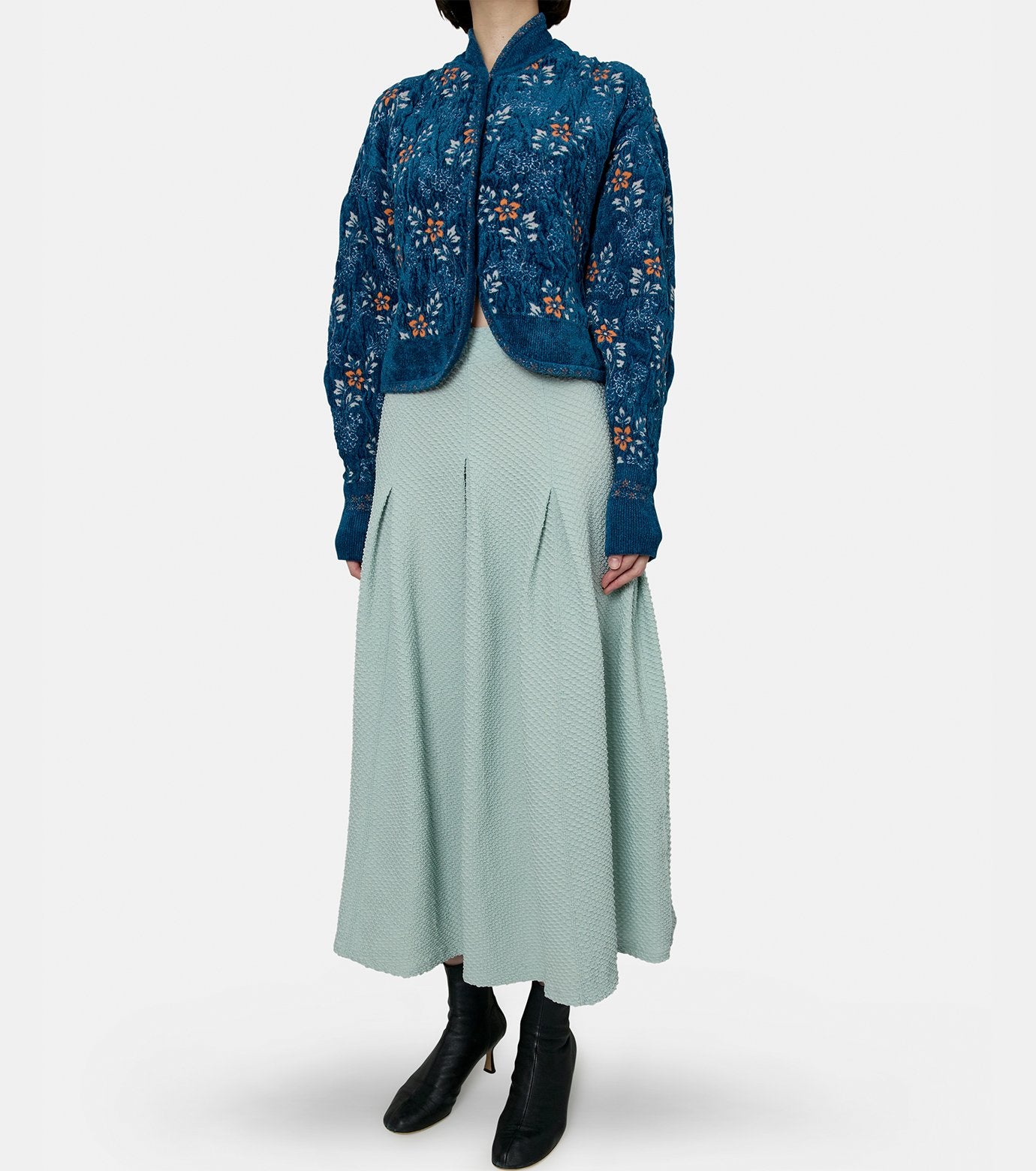 Floral Knit Jacket