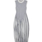 Pleated Knit Dress