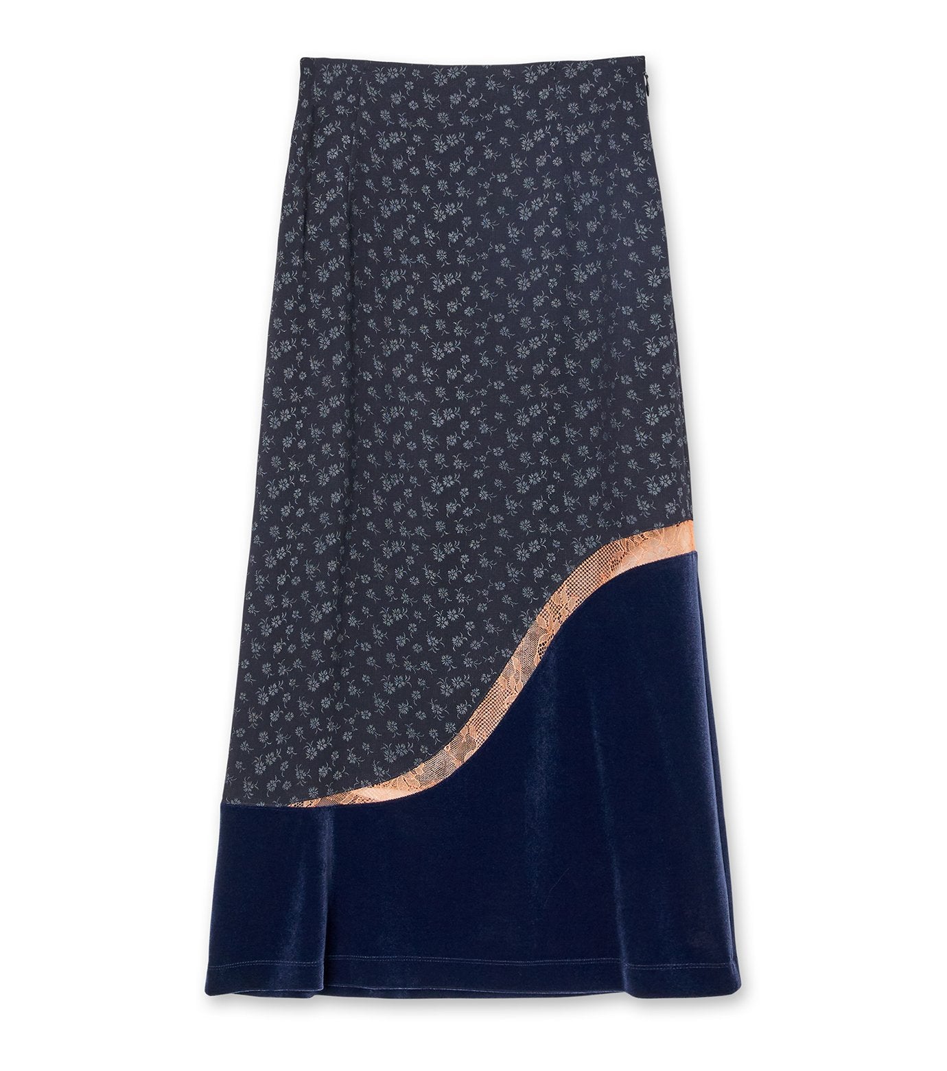 Velvet Straight Skirt