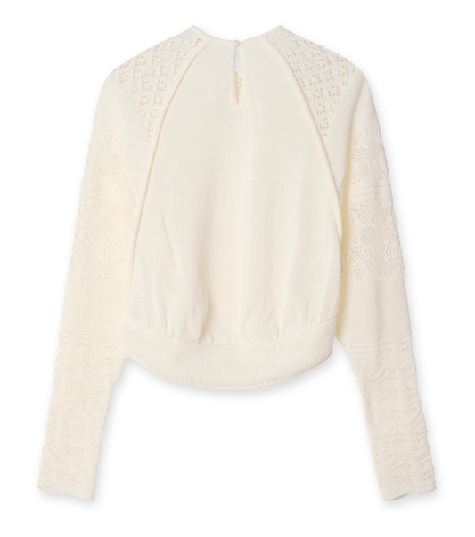 Lace Knit Pullover