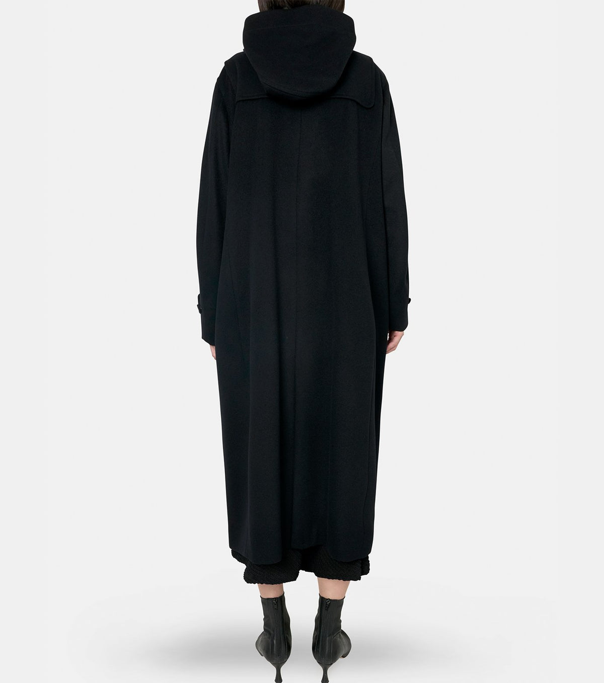 Cording Emb Duffle Coat