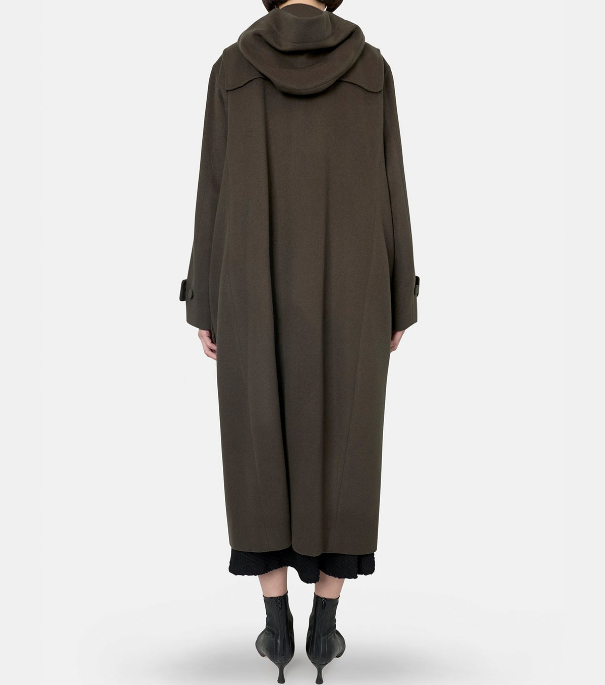 Cording Emb Duffle Coat