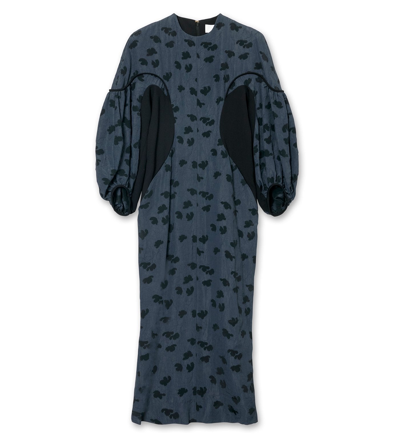 Double Layered Floral Jqd Dress