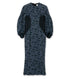 Double Layered Floral Jqd Dress