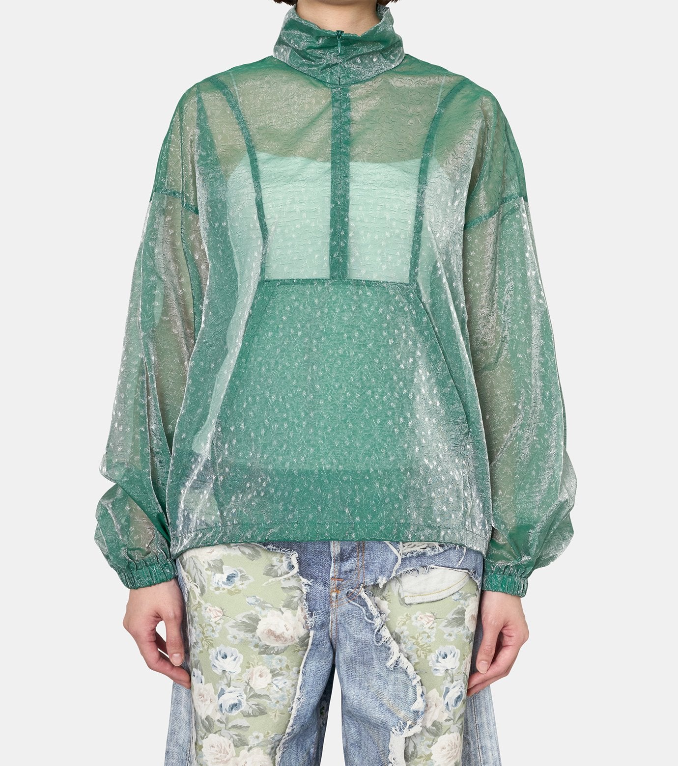 Floral Jrd Sheer Anorak