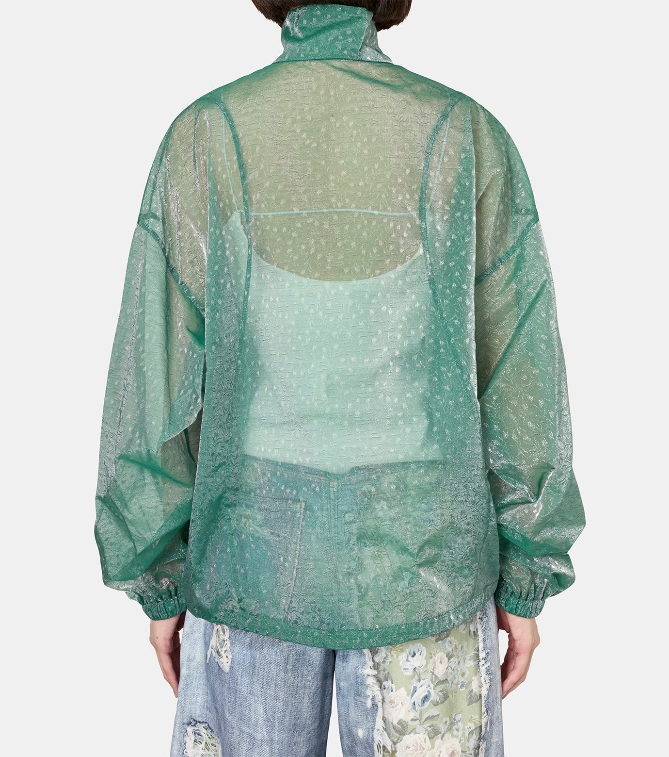 Floral Jrd Sheer Anorak