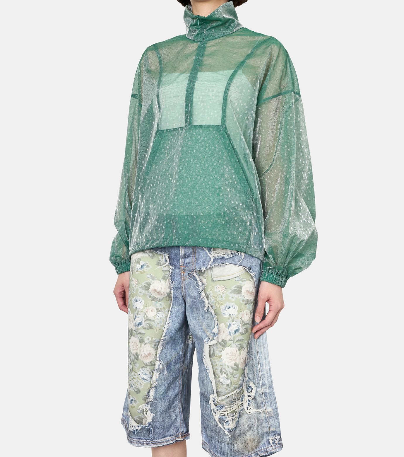 Floral Jrd Sheer Anorak