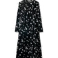 Velour Jersey Floral Dress