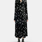 Velour Jersey Floral Dress