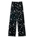 Velour Jersey Floral Trousers