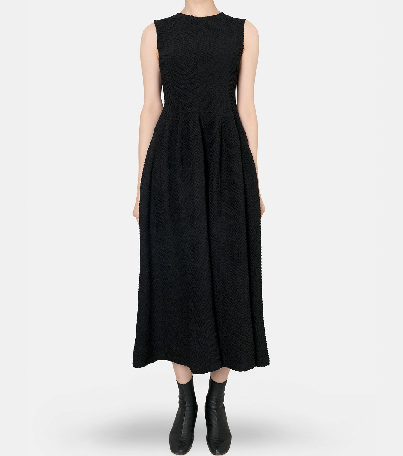 Shirring Jersey Jqd Sless Dress