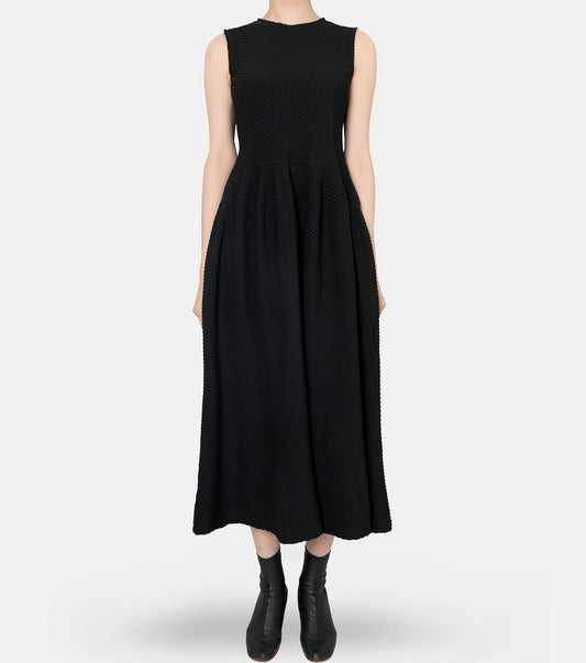 Shirring Jersey Jqd Sless Dress