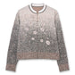 Floral Jqd Graphic Knit Cardigan