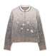 Floral Jqd Graphic Knit Cardigan
