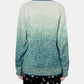 Floral Jqd Graphic Knit Top