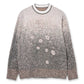 Floral Jqd Graphic Knit Top