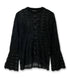 Sheer Jqd Mole Knit Top