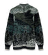 Pile Jqd Half Zip Knit Top