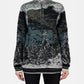 Pile Jqd Half Zip Knit Top