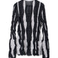 Fluid Jqd Knit Cardigan