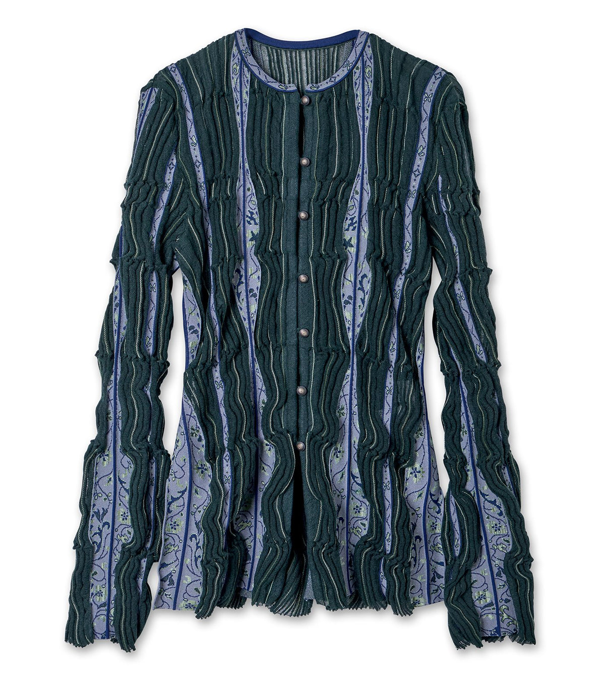 Fluid Jqd Knit Cardigan