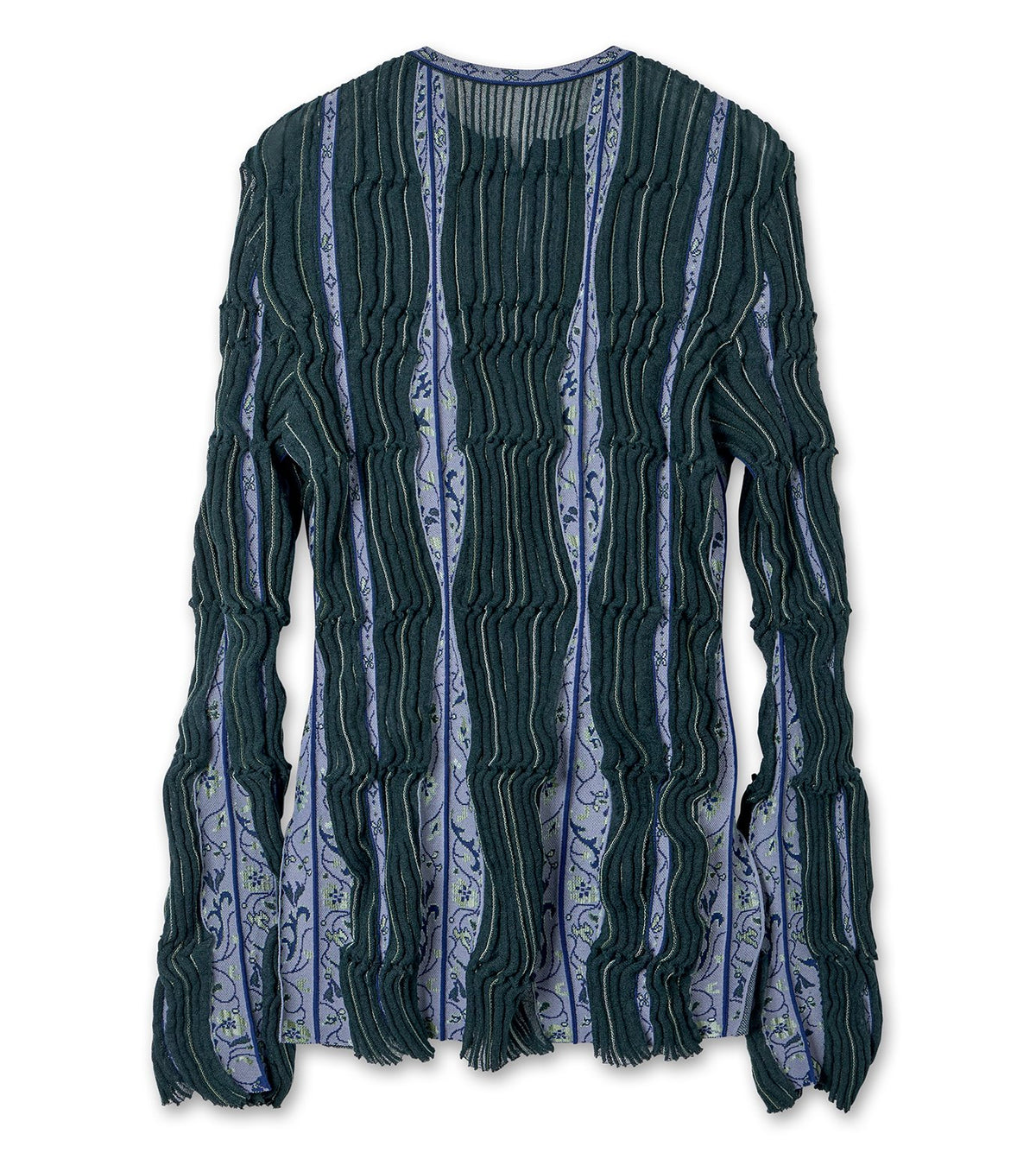 Fluid Jqd Knit Cardigan
