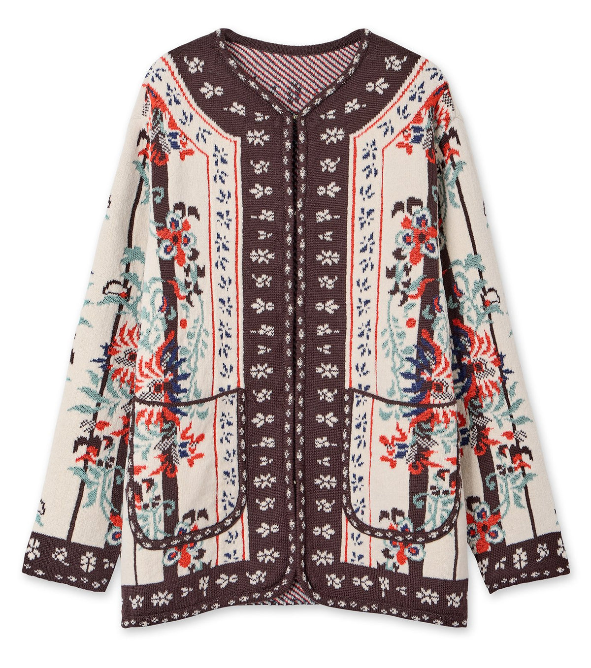 Floral Arabesque Knit Jacket