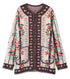 Floral Arabesque Knit Jacket