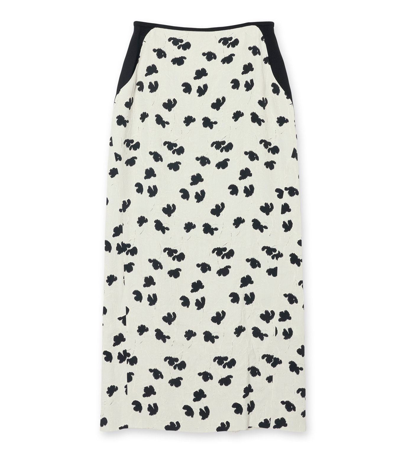Double Layered Floral Jqd Skirt