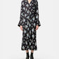 Floral Print LS Dress