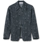 Flower Motif Denim Jacket