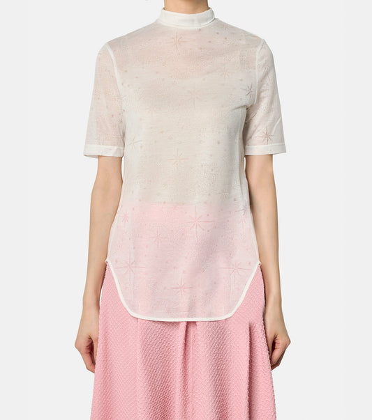 Starlight Jersey Highneck SS Top