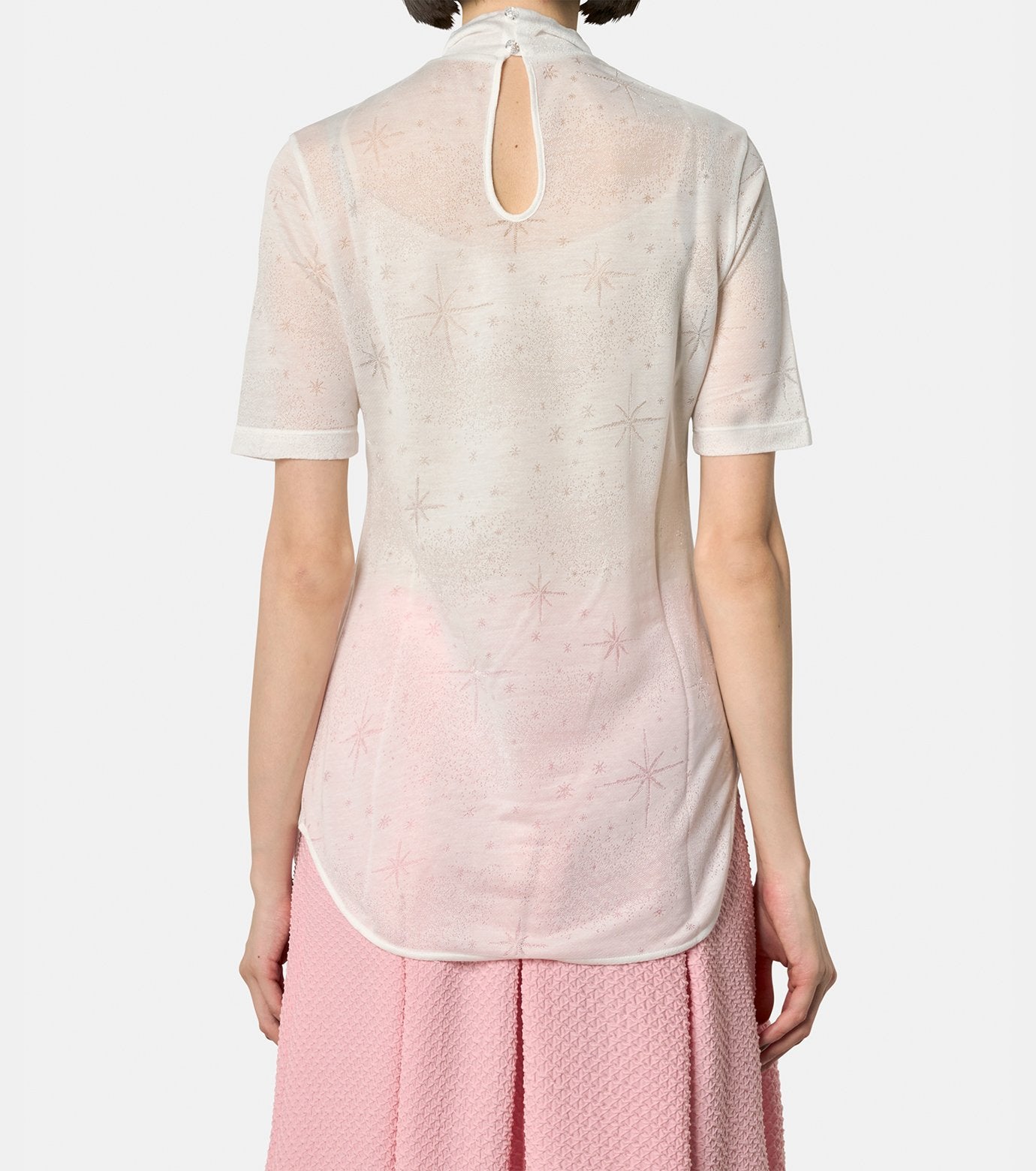 Starlight Jersey Highneck SS Top