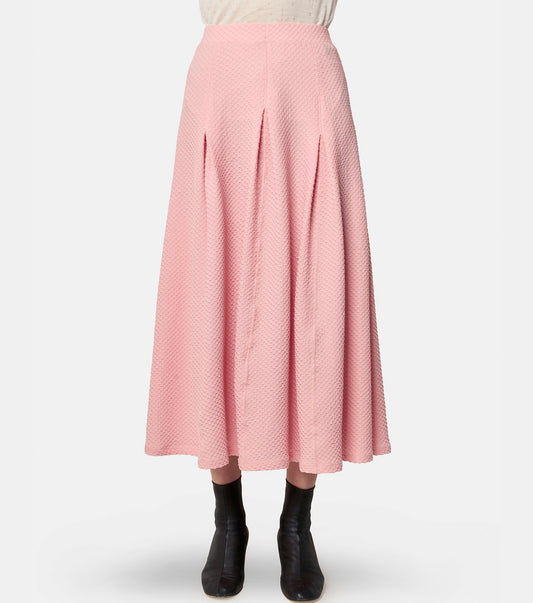 Smock Jersey Flare Skirt